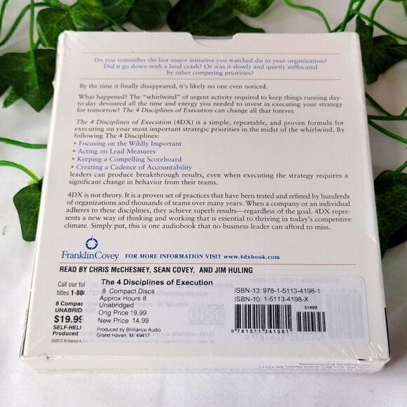 The 4 disciplines of execution. Read by the authors. NWT - Picture 2 of 6
